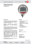Digitalmanometer DC 400