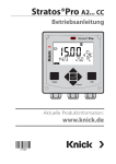 Stratos®Pro A2... CC Betriebsanleitung