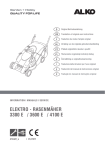 ElEktro - rasEnm&auml;hEr 3300 E / 3600 E / 4100 E - AL-KO