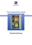 Betriebsanleitung Trocknungsschrank Combi