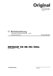 Betriebsanleitung NOVACAT X8 ED/RC/COLL