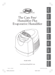 The Care Free® Humidifier Plus Evaporative Humidifier