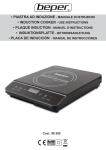 piastra ad induzione - manuale di istruzioni &bull; induction cooker