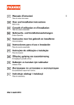 Manuale d'istruzioni 1 User and installation instructions