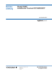 Betriebs- anleitung Modell RAMC metallischer Kurzhub
