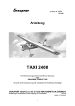Anleitung TAXI 2400