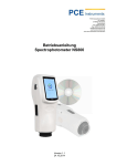 Betriebsanleitung Spectrophotometer NS800