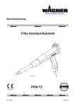 Tribo Handsprühpistole PEM-T3