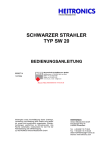 Manual SW20  - MTS Messtechnik Schaffhausen