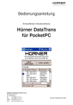 Hürner DataTrans für PocketPC