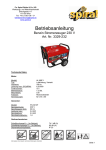 Betriebsanleitung - Spiral Reihs & Co.