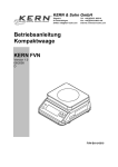 Betriebsanleitung Kompaktwaage