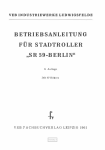 Betriebsanleitung f&uuml;r Stadtroller "SR 59