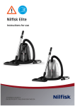 Nilfisk Elite Comfort EU - Gebrauchsanleitung (PDF