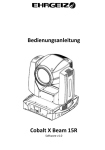 Bedienungsanleitung Cobalt X Beam 15R