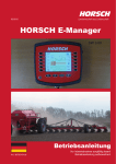 HORSCH E-Manager - Horsch Maschinen