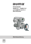 Drehantriebe SA(R) 07.1 - SA(R) 16.1 mit AUMATIC AC 01.1 Non