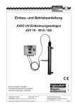 Einbau- und Betriebsanleitung