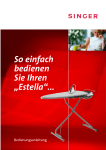 Anleitungsbuch Bügeltisch Singer Estella 17.01.qxd