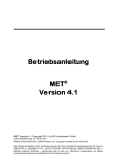 Betriebsanleitung MET Version 4