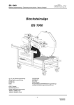 Blocksteins&auml;ge BS 1000