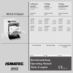 Betriebsanleitung Operating Manual Mode d