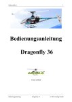 Bedienungsanleitung Dragonfly 36