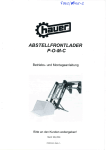 ABSTELLFRONTLADER - Bilfinger Ger&auml;tetechnik