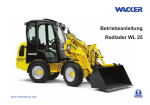 Betriebsanleitung Radlader WL 25