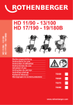 HD 11/90 - 13/100 HD 17/190 - 19/180B