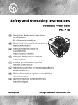 Safety and Operating instructions