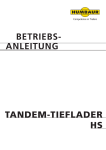 Betriebsanleitung HS Tandem-Tieflader