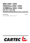 BDE 2204 / 2304 VIDEOline 2204 / 2304 COMBIline 2204 / 2304