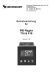 PID-Regler T16 & P16 - Wachendorff Prozesstechnik