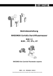 Betriebsanleitung RHEONIK Coriolis Durchflussmesser