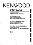 KSC-SW10 - Kenwood