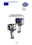 Bedienungsanleitung Wärmebildkamera PCE-TC