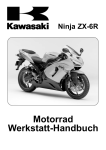 Ninja ZX-6R Motorrad Werkstatt-Handbuch