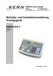 KERN KFS-T - Direct Pesage