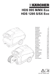 HDS 995 M/MX Eco HDS 1295 S/SX Eco