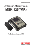9363467e, Betriebsanleitung Antennen-Messsystem MSK