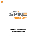 Watkiss SpineMaster Operator Guide, Issue 1