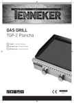 GAS GRILL TGP-2 Plancha