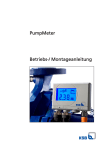 PumpMeter Betriebs-/ Montageanleitung