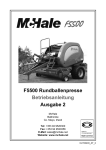 F5500 Rundballenpresse Betriebsanleitung Ausgabe 2