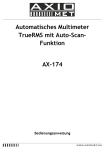 Automatisches Multimeter TrueRMS mit Auto-Scan- Funktion