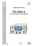 PS 5000 A Serie - Produkte - EA