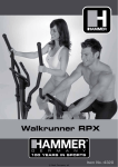 manuale utente hammer sport walkrunner rpx