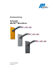 Technisches Handbuch Schranke Omega60MD