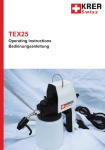 KREA Swiss TEX-25 manual EN DE